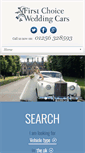 Mobile Screenshot of firstchoiceweddingcars.co.uk